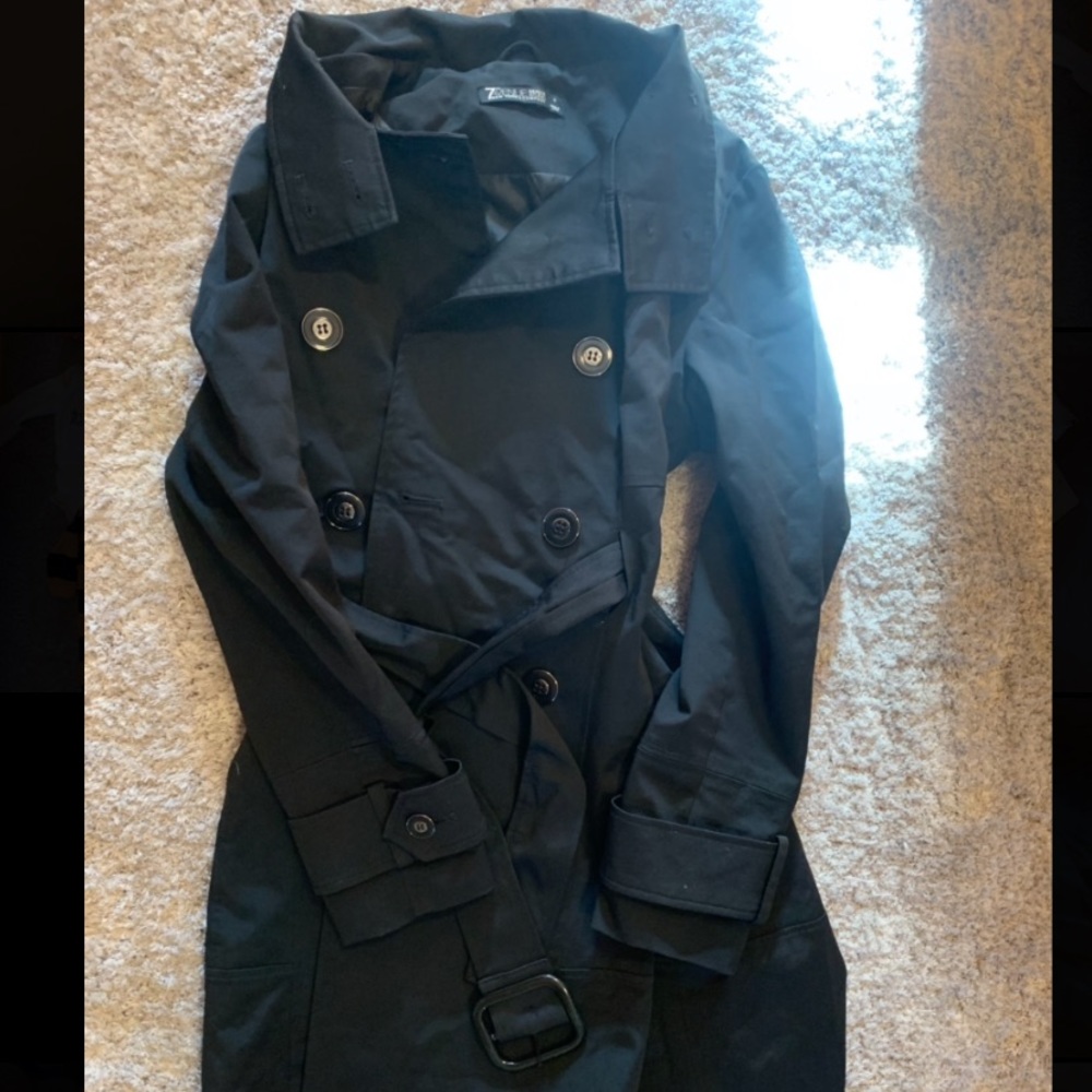 Women’s Black Trench Coat